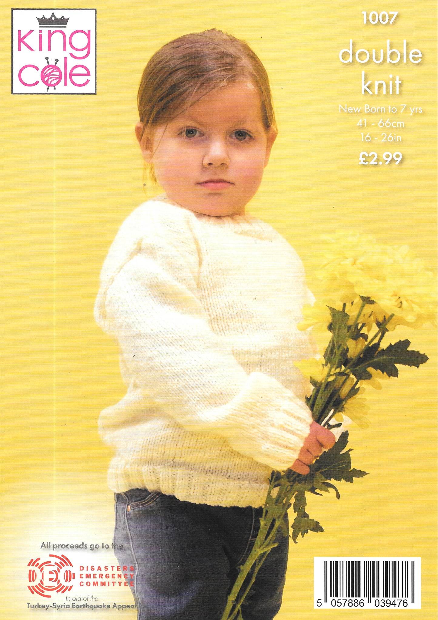 King Cole 1007 Babies Sweaters knitting pattern