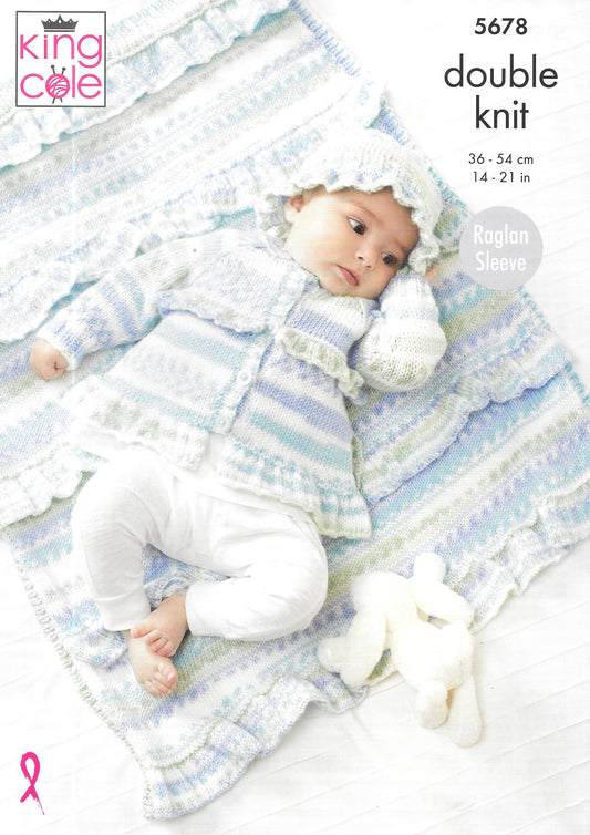 5678 King Cole Sweater/Pants/Jacket/Hat/Blanket knitting pattern